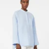 Chemise en pur lin, bleu clair Chemise en pur lin, bleu clair