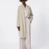 Chemise en soie imprimée semi-ajustée, rose Chemise en soie imprimée semi-ajustée, rose