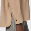 Chemise en toile de soie, marron noisette Chemise en toile de soie, marron noisette