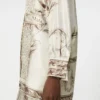 Chemise en twill de soie imprimé, ivoire Chemise en twill de soie imprimé, ivoire