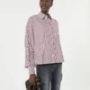 Chemise oversize en coton, bordeaux Chemise oversize en coton, bordeaux