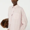 Chemise oversize en coton, rose Chemise oversize en coton, rose