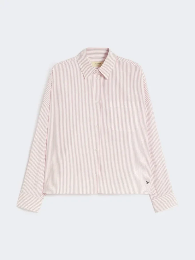 Chemise oversize en coton, rose Chemise oversize en coton, rose