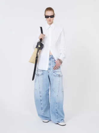 Chemise slim en popeline, blanc optique