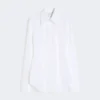Chemise slim en popeline, blanc optique Chemise slim en popeline, blanc optique