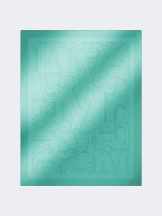 Châle en jacquard de coton, modal et cachemire, vert pastel
