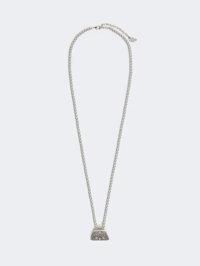 Collier avec pendentif en forme de sac Pasticcino, noir Collier avec pendentif en forme de sac Pasticcino, noir