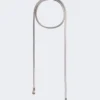 Collier en métal avec détails sphériques, palladium