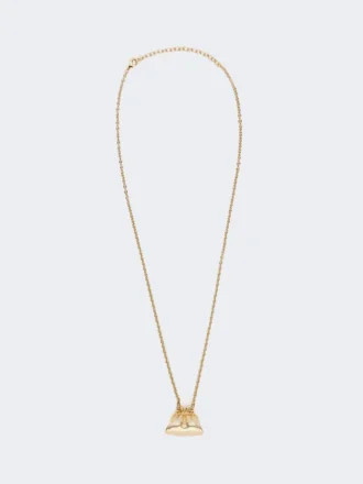 Collier long avec breloque en forme de sac Pasticcino, doré