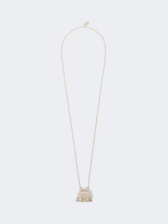 Collier pendentif sac Pasticcino, doré