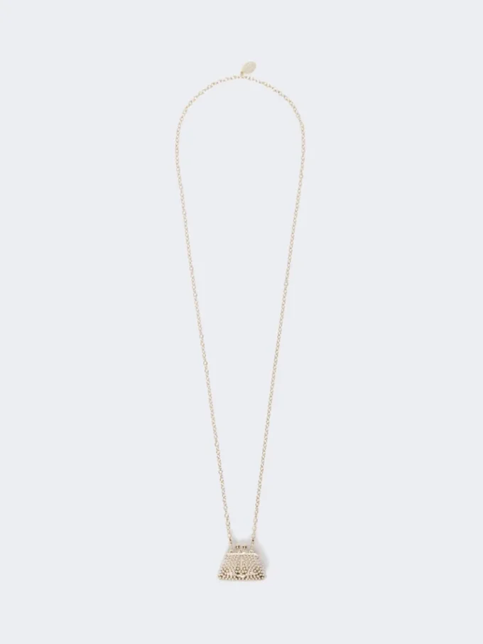 Collier pendentif sac Pasticcino, doré Collier pendentif sac Pasticcino, doré