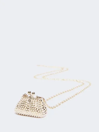 Collier pendentif sac Pasticcino, doré