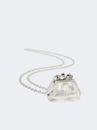 Collier pendentif sac Pasticcino, transparent Collier pendentif sac Pasticcino, transparent