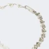 Collier à perles et métallique, argent Collier à perles et métallique, argent