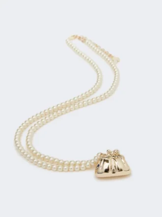 Collier ras-du-cou avec pendentif Pasticcino, doré