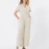 Combinaison Batavia en viscose et lin, beige Combinaison Batavia en viscose et lin, beige