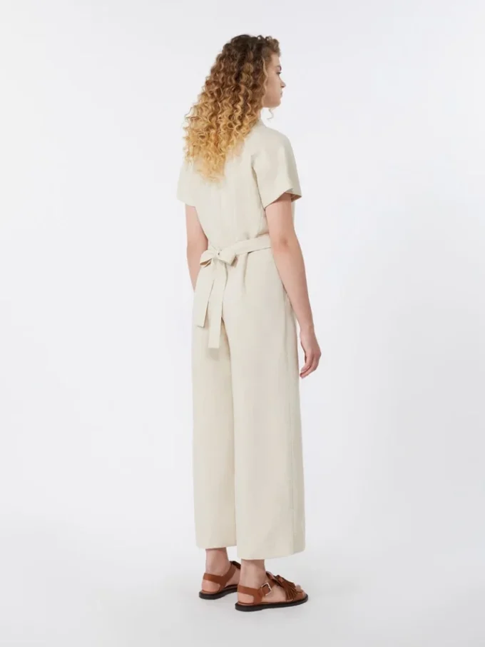 Combinaison Batavia en viscose et lin, beige Combinaison Batavia en viscose et lin, beige