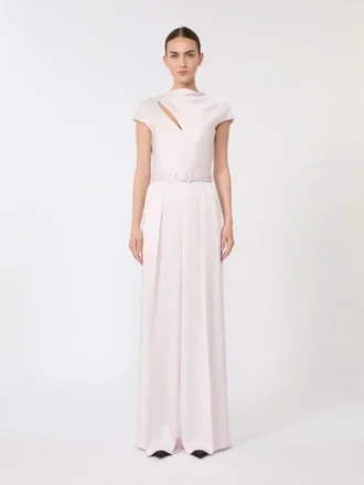 Combinaison en satin envers, rose
