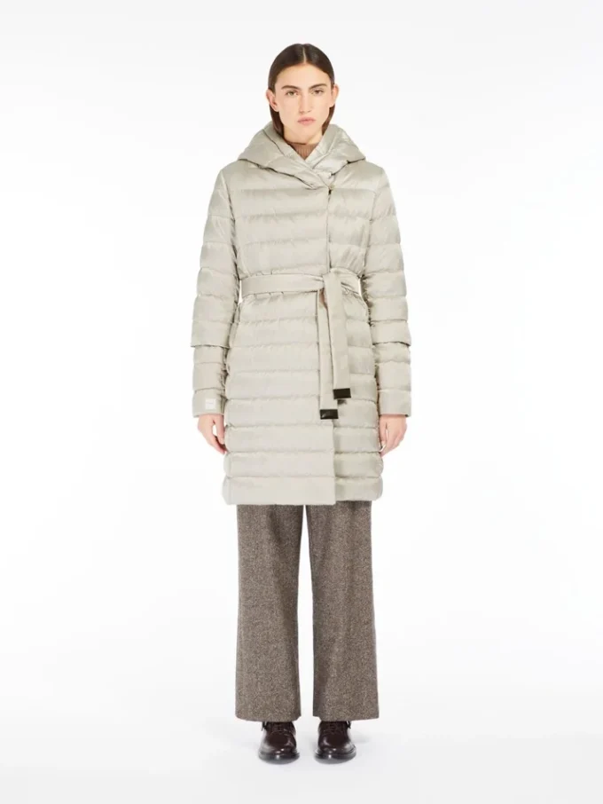 Doudoune réversible en satin déperlant, légère Doudoune réversible en satin déperlant, légère