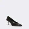 Escarpins en cuir lisse, noir Escarpins en cuir lisse, noir