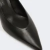 Escarpins en cuir lisse, noir Escarpins en cuir lisse, noir