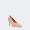 Escarpins en cuir nappa, couleur poudre Escarpins en cuir nappa, couleur poudre