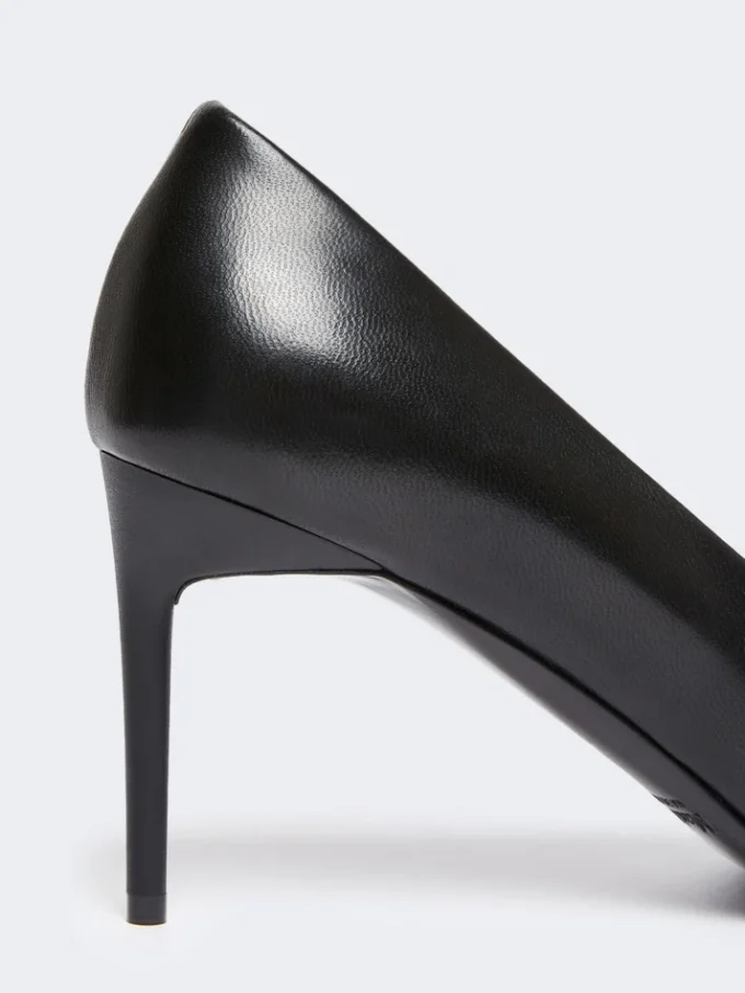 Escarpins en cuir nappa, noir Escarpins en cuir nappa, noir
