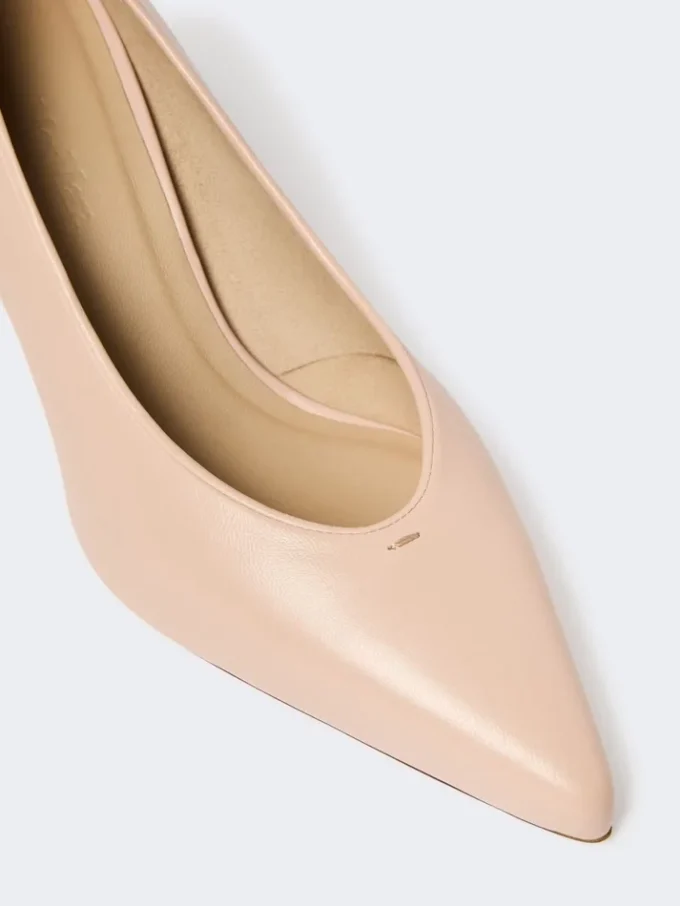 Escarpins en cuir nappa, rose Escarpins en cuir nappa, rose