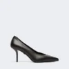 Escarpins en cuir nappa souple, noir Escarpins en cuir nappa souple, noir