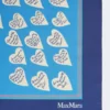 Foulard en soie imprimé, bleu marine Foulard en soie imprimé, bleu marine