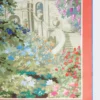 Foulard en soie imprimé, rose antique Foulard en soie imprimé, rose antique