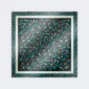 Foulard en twill de soie imprimé, ivoire Foulard en twill de soie imprimé, ivoire