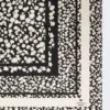 Foulard en twill de soie imprimé, noir Foulard en twill de soie imprimé, noir