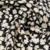 Foulard en twill de soie imprimé, noir Foulard en twill de soie imprimé, noir