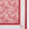 Foulard maxi carré en modal et soie, couleur saumon