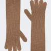 Gants en cachemire, couleur camel Gants en cachemire, couleur camel