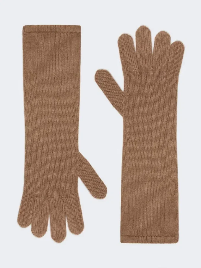 Gants en cachemire, couleur camel Gants en cachemire, couleur camel