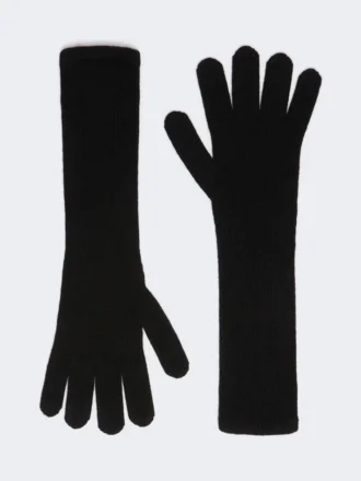 Gants en cachemire, noirs