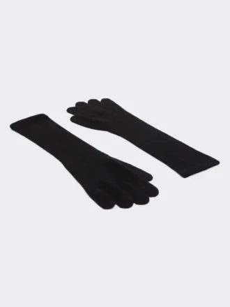 Gants en cachemire, noirs
