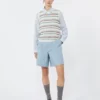 Gilet en fil de lin, multicolore Gilet en fil de lin, multicolore