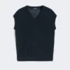 Gilet en lin, bleu marine Gilet en lin, bleu marine