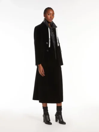 Gilet en toile de nylon déperlante, noir