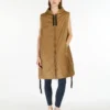 Gilet en toile déperlante, caramel Gilet en toile déperlante, caramel