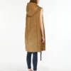 Gilet en toile déperlante, caramel Gilet en toile déperlante, caramel