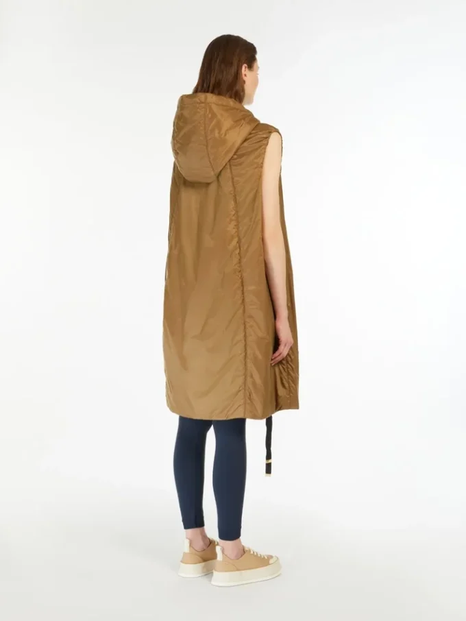 Gilet en toile déperlante, caramel Gilet en toile déperlante, caramel