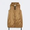 Gilet en toile déperlante, caramel Gilet en toile déperlante, caramel