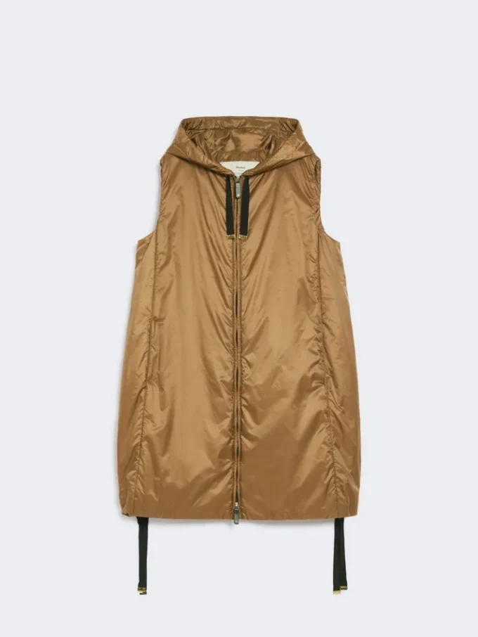 Gilet en toile déperlante, caramel Gilet en toile déperlante, caramel