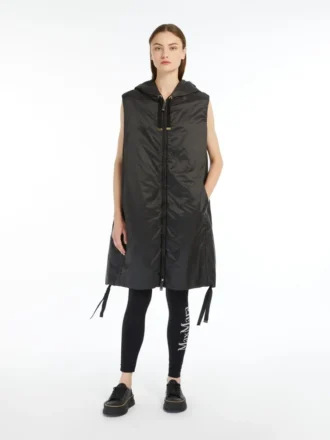 Gilet en toile déperlante, noir