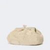 Grand sac Pasticcino effet raphia, couleur tourterelle Grand sac Pasticcino effet raphia, couleur tourterelle