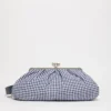 Grand sac Pasticcino en coton vichy, bleu outremer Grand sac Pasticcino en coton vichy, bleu outremer